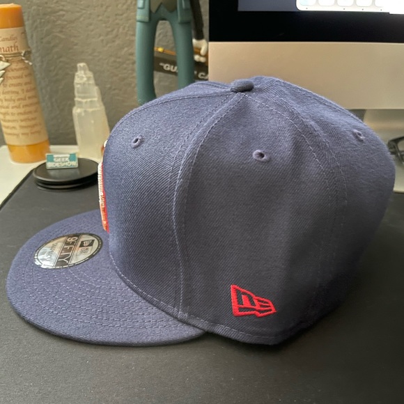 New Era Los Angeles Dodgers Navy Americana Fade 9FIFTY Snapback Hat - OSFM - Picture 3 of 9